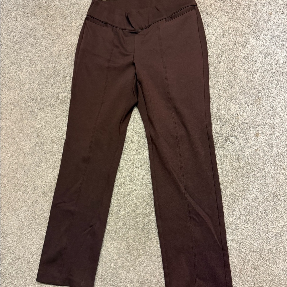 Lane Bryant Chocolate Straight Leg Pants